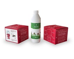 2-pack Hoornaarval Good4Bees + Trappit lokstof 500 ml