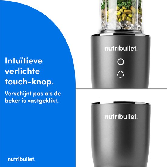 Nutribullet Ultra - Krachtige Blender - Verlichte Touch Knoppen - Pulse Functie - To Go Beker - 1200 Watt van Nutribullet — afbeelding 2