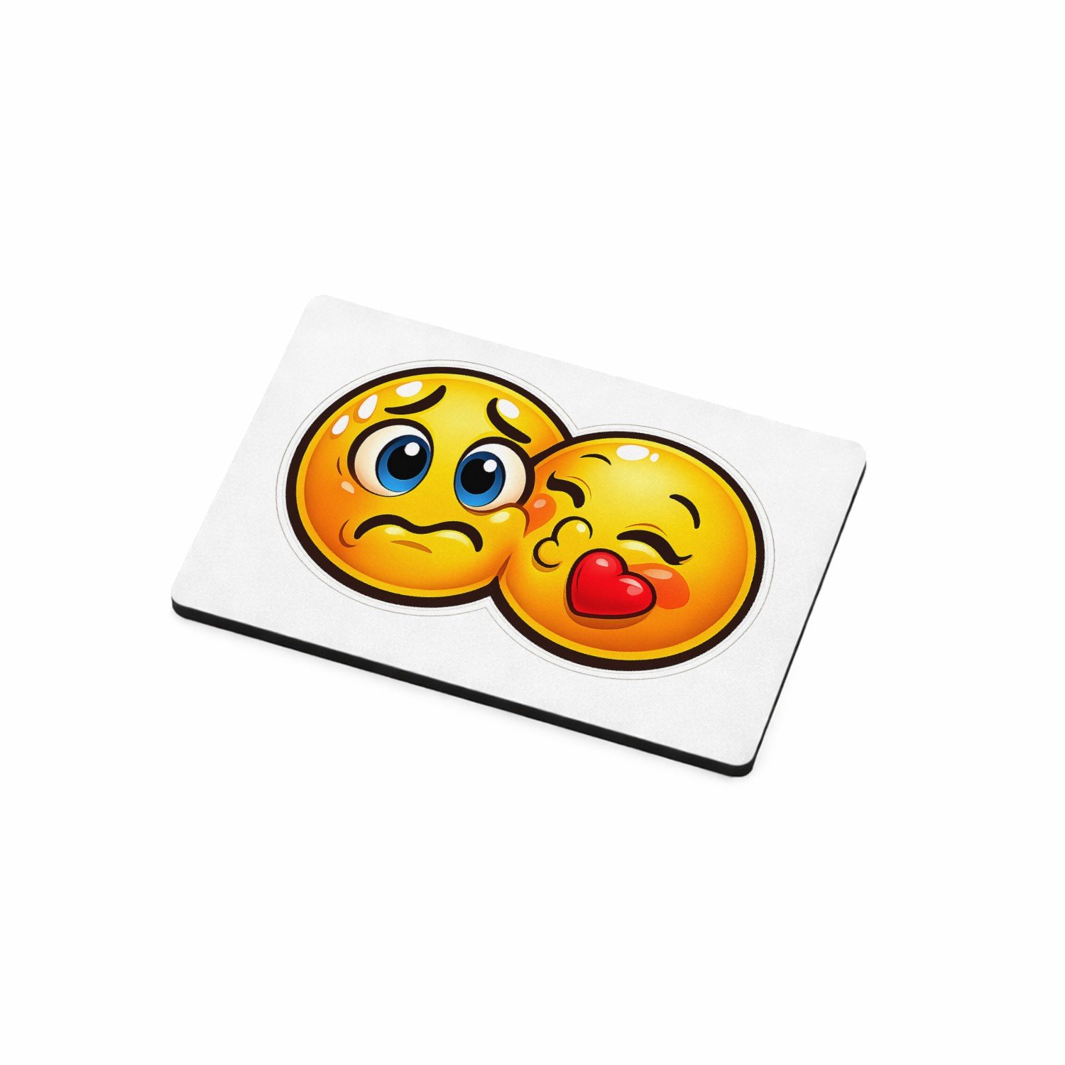 Mr Cadeautjes MDF magnetische fotolijst 7,5 x 5 - design Een vergelijkbare humoristische contrastopbouw met twee tege | cadeau Wit
