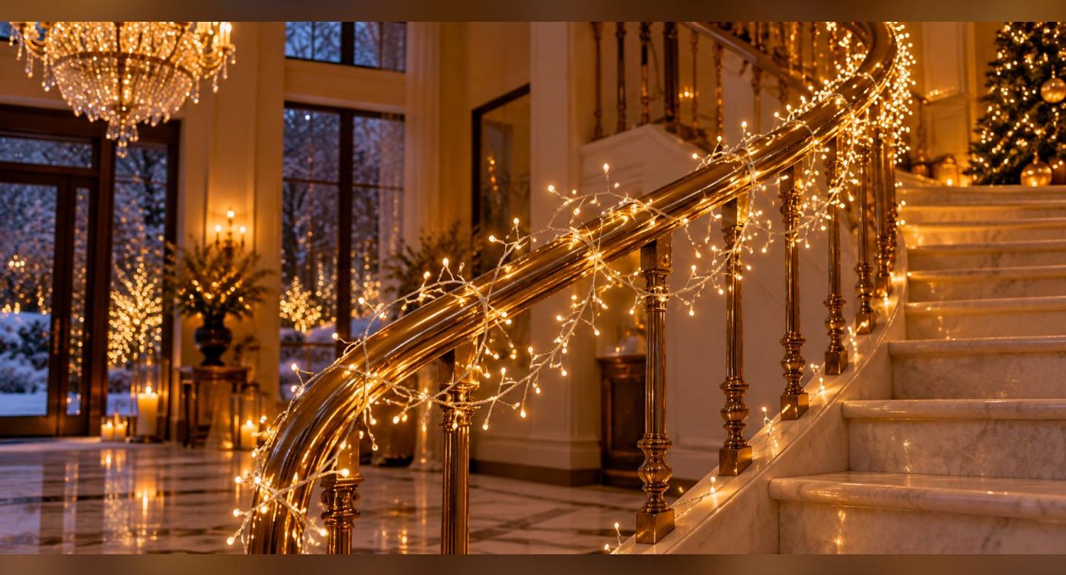 Fameilleur Micro LED Slinger 960 LED - Daglicht Koud Wit - Microcluster Kerstverlichting voor Binnen - IP20 - Kerstboomverlichting voor Kerstboom & Kunstkerstboom - Lichtsnoer voor Woonkamer, Vensterbank, Trapleuning en Schouw - Kerstdecoratie Binnen – foto 3