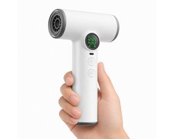 KZQ Draadloze Usb Oplaadbare Föhn 200W Met 3 Standen En Digitaal Display - Draagbaar Voor Haarverzorging Thuis En Onderweg