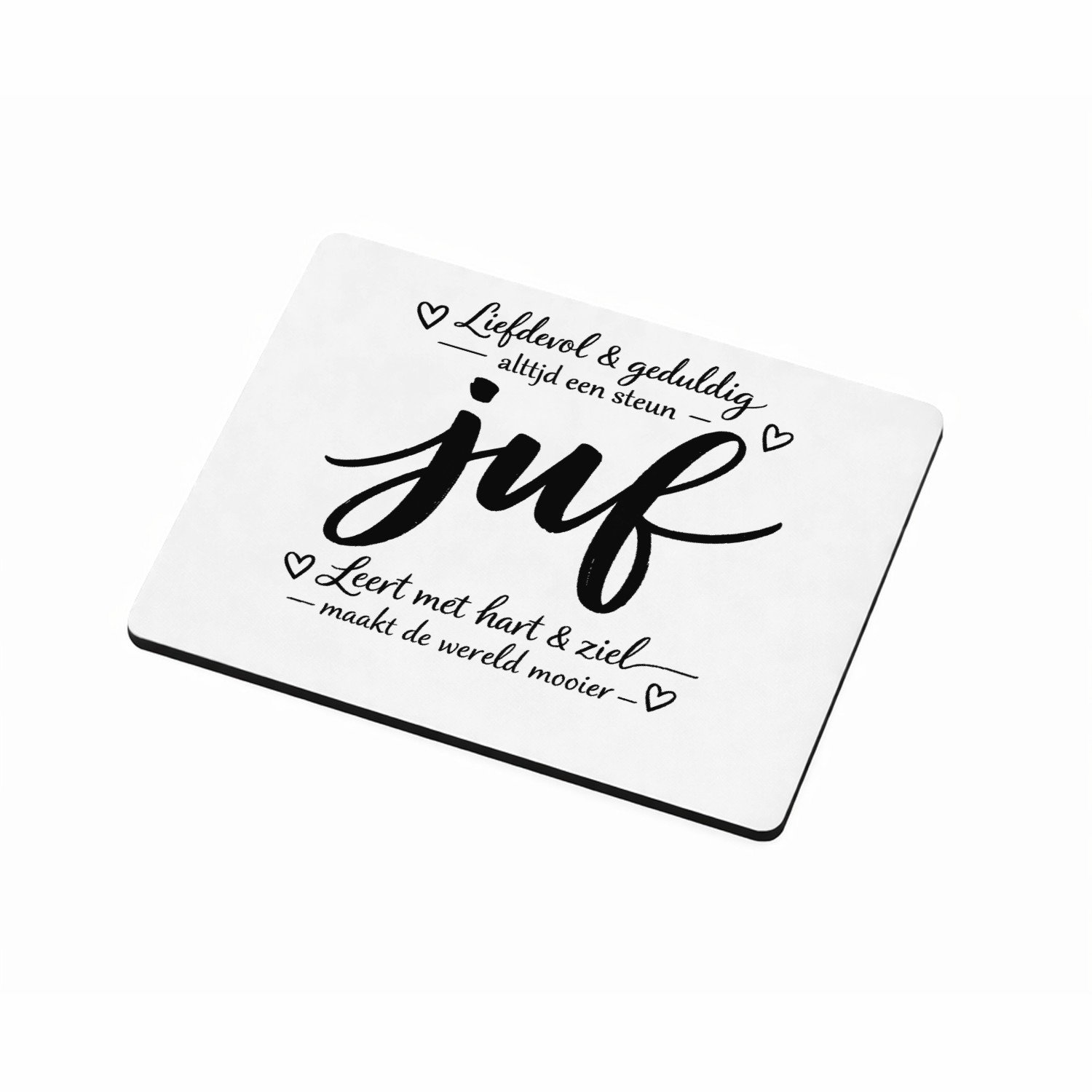 Mr Cadeautjes MDF magnetische fotolijst 9 x 7 - design Een minimalistische tekstprint met een groot kernwoord, aang | cadeau Wit