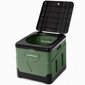 Travelhawk Camping Toilet – Toiletemmer – Draagbaar & Opvouwbaar – Inclusief 12 Biologisch Afbreekbare Zakjes – Ideaal voor Kamperen, Festivals & Outdoor