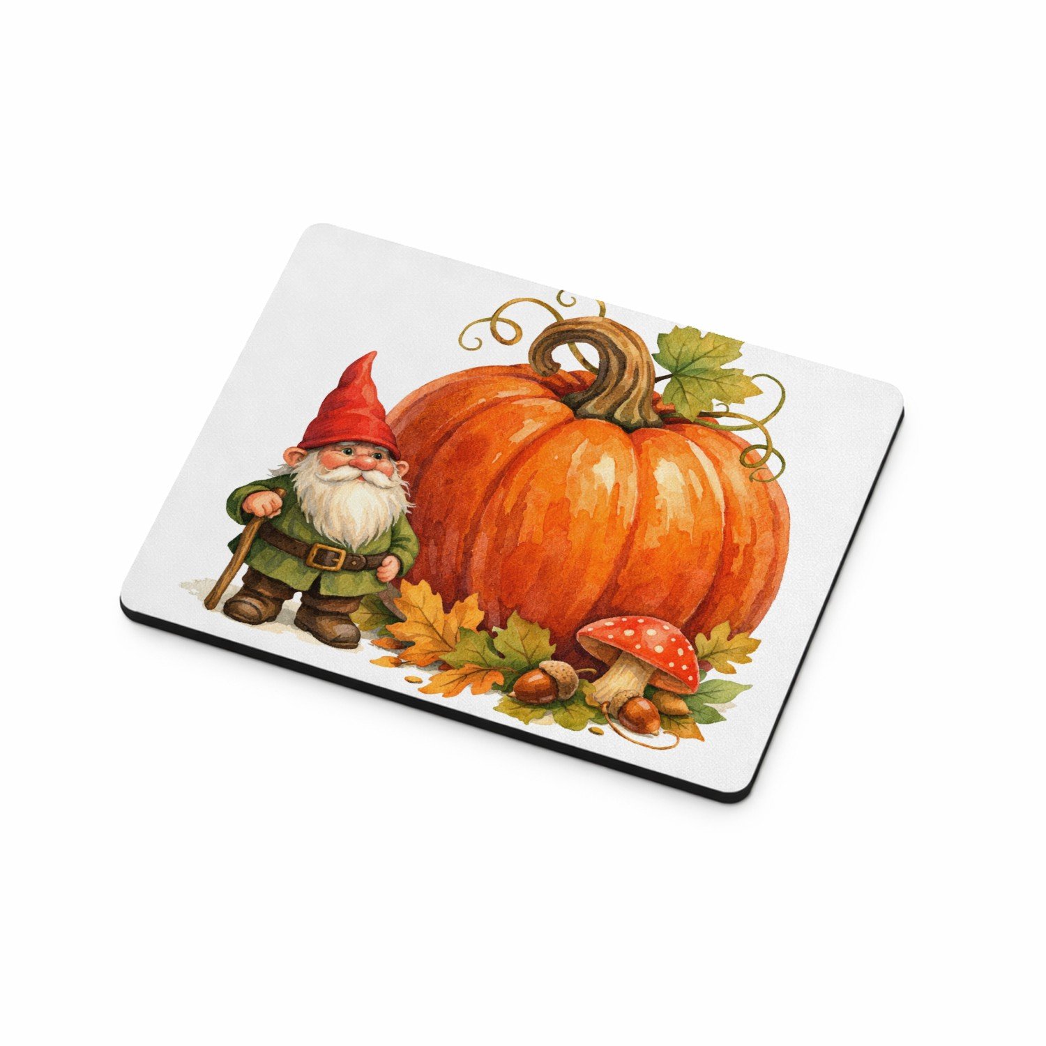 Mr Cadeautjes MDF magnetische fotolijst 9 x 7 - design Een kleine tuinfee met een enorme zonnebloem als seizoenssym | cadeau Wit