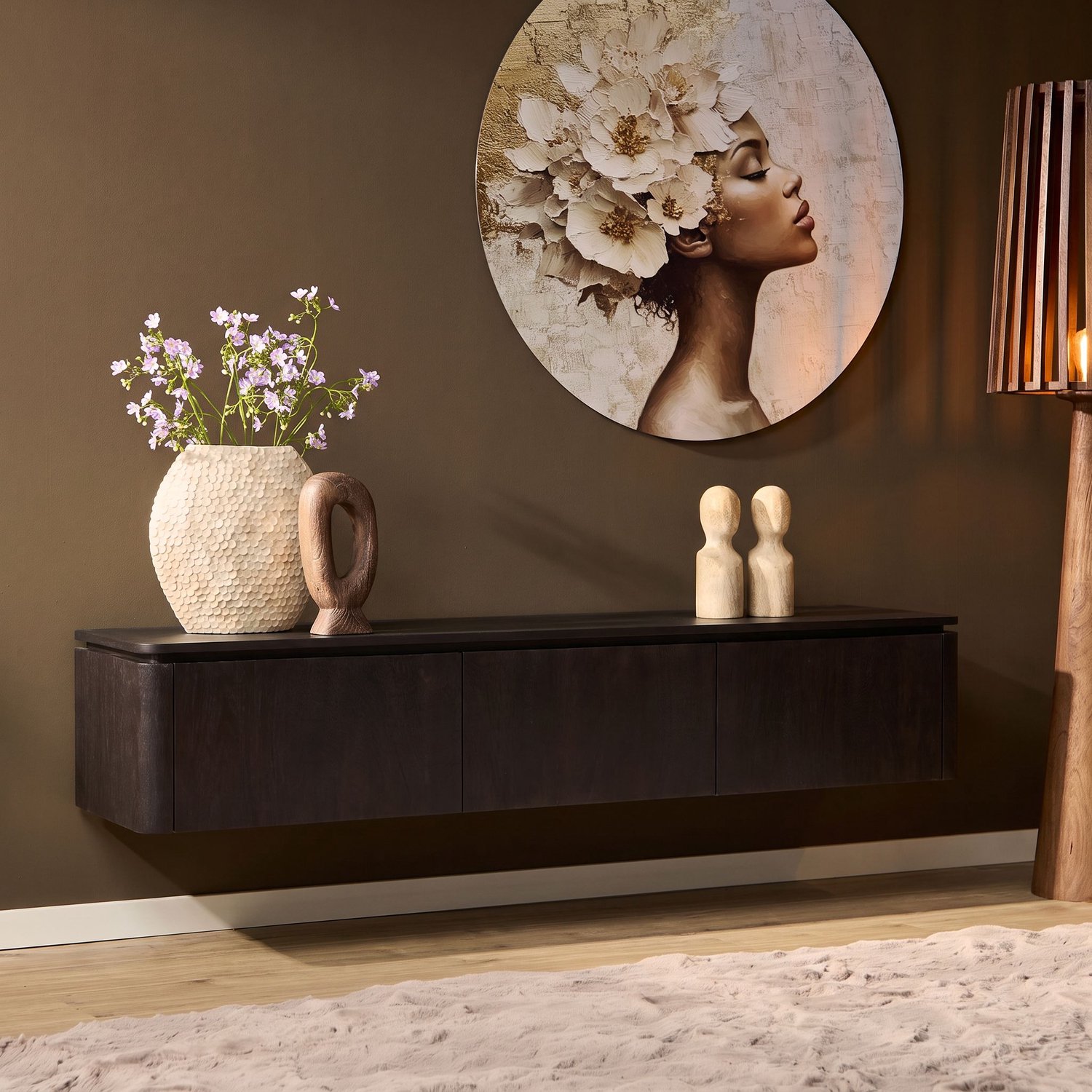 Starfurn Tv-meubel Dallas Bruin - Bruin - 35x165x30 cm