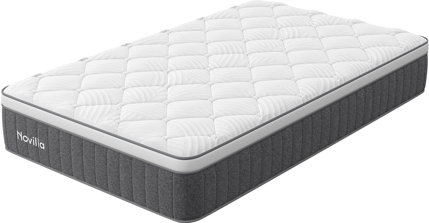 Novilla Koudschuimmatras 120x200 cm - 7 comfortzones - H3 -25 cm Grijs