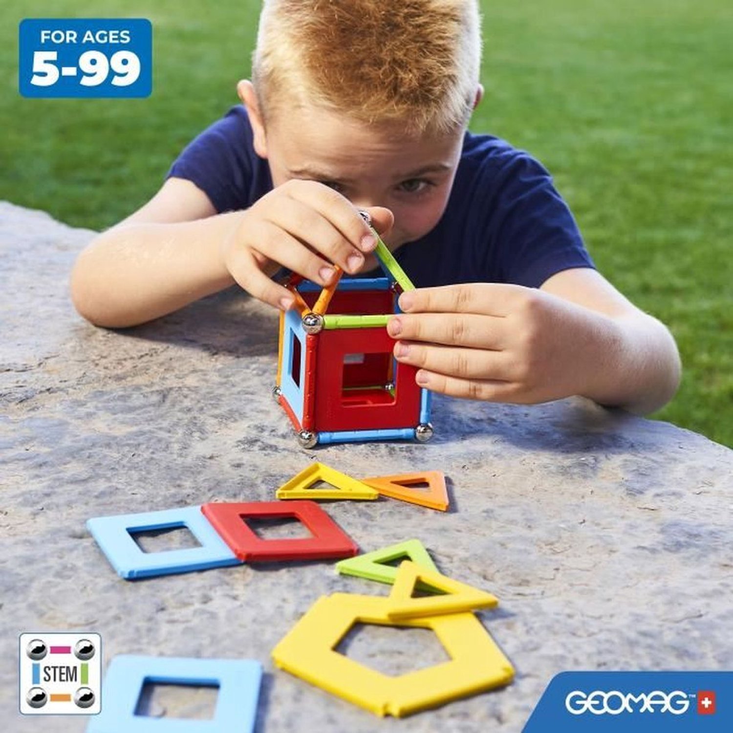 Geomag Super Color Recycled - Magnetisch Constructiespeelgoed met Panelen - 52-delig - Vanaf 5 jaar — afbeelding 23