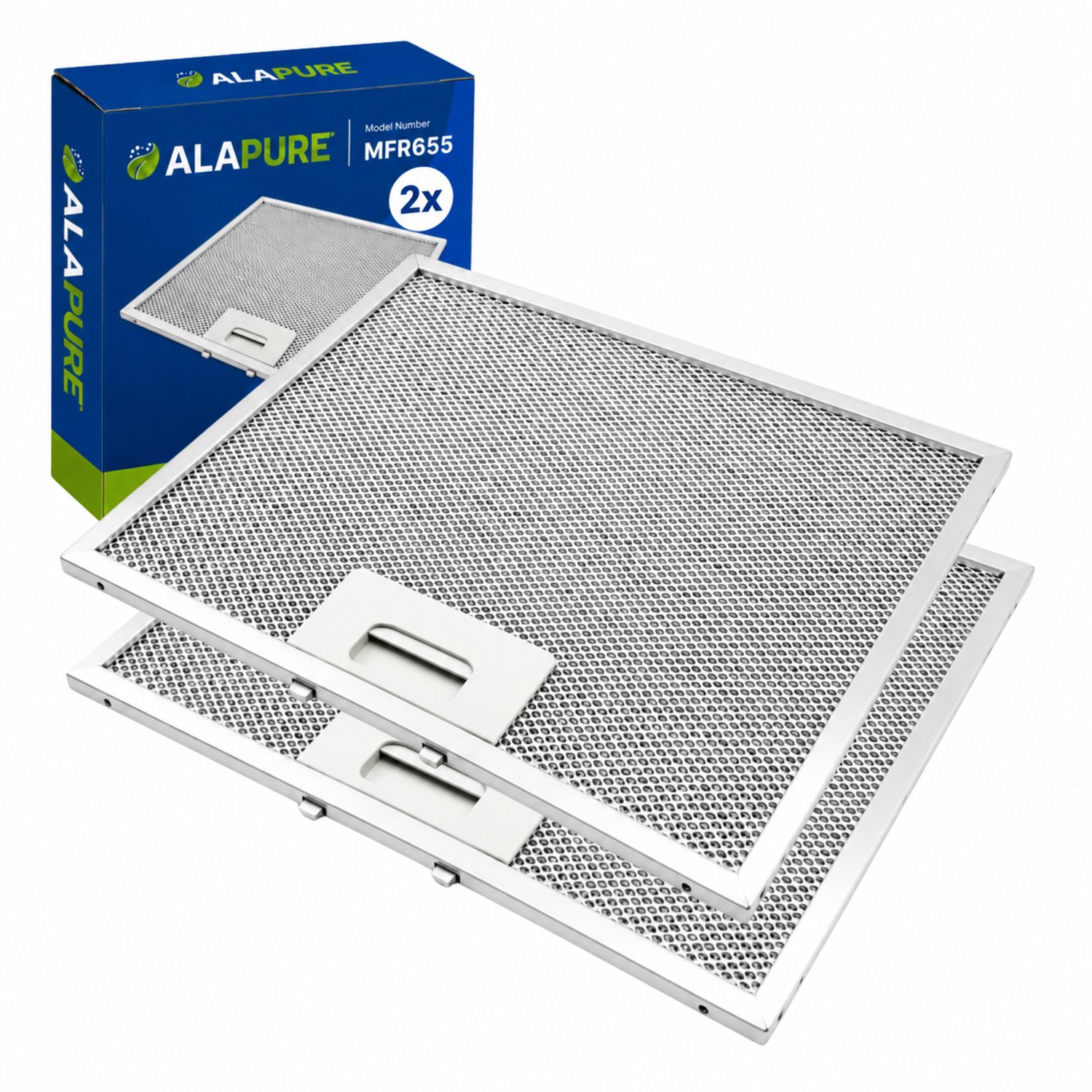 2x Metaalfilter voor Scholtes 481248058332 275x217x8mm