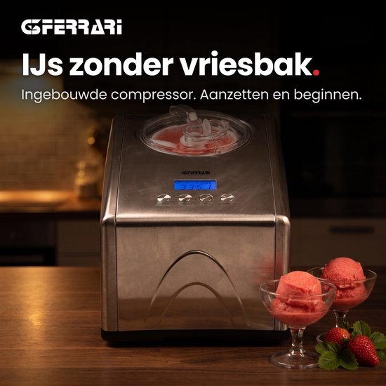 G3 Ferrari Cremosa Compressie-ijsmachine 1,5 l Roestvrijstaal 150 W van G3 Ferrari — afbeelding 5