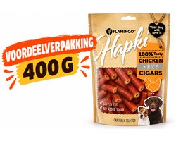 Hondensnacks - Flamingo Hapki Sigaar met Kip & Rijst - 400 g - glutenvrije hondensnack - zonder toegevoegde suikers - kauwsnack met kip en rijst - beloningssnack
