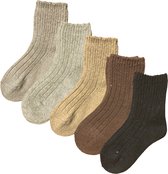 green-goose® Alpaca Sokken Kinderen - Maat 25-27 - Bruin - Heerlijk Zacht Alpacawol