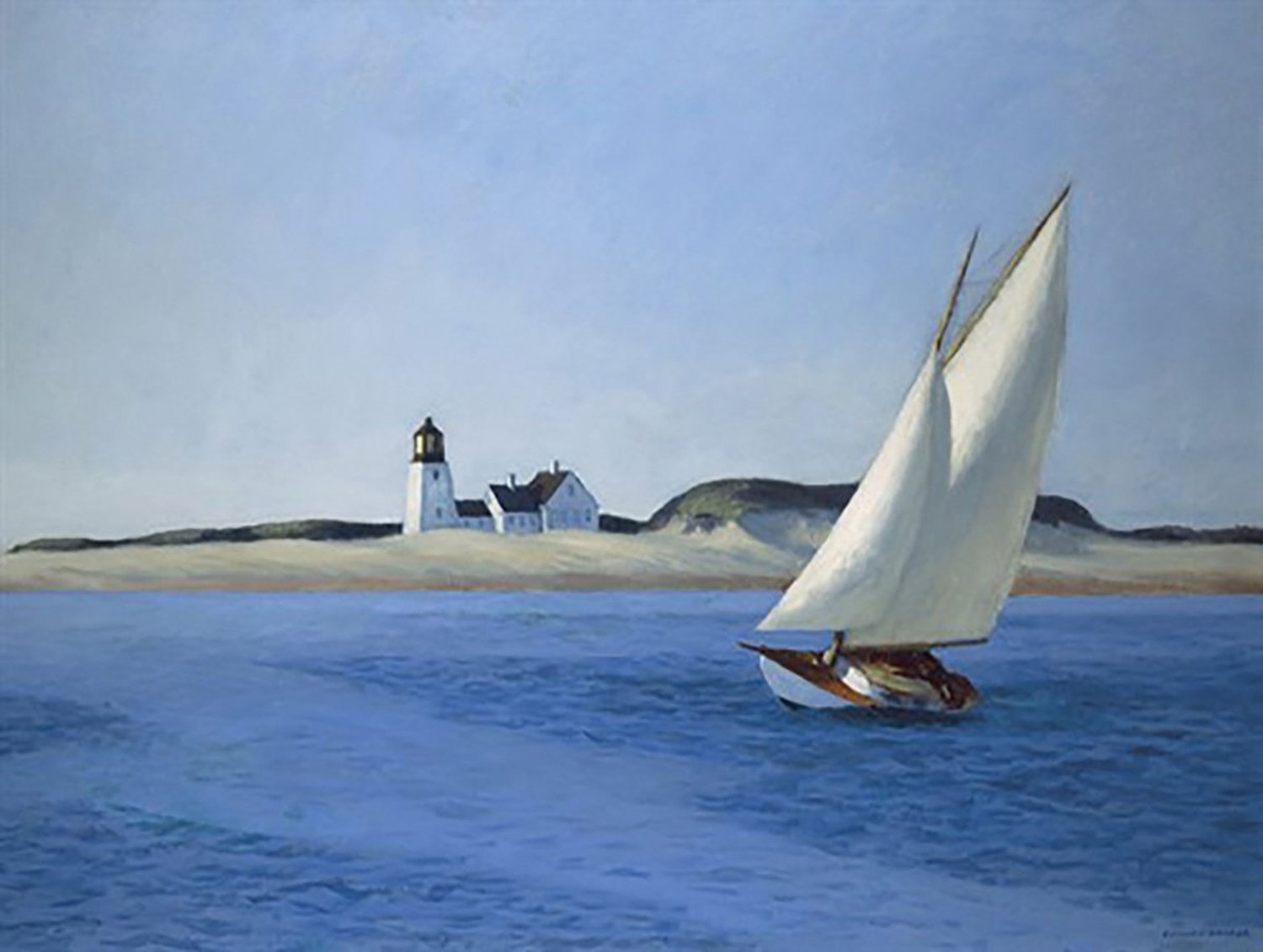 PGM Kunstdruk Edward Hopper The Long Leg 1930 81x61cm Divers