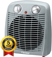 Bestron Kachel - AFH211G - 2 Warmtestanden - Omvalbeveiliging - 2000W - Grijs - 5 jaar garantie