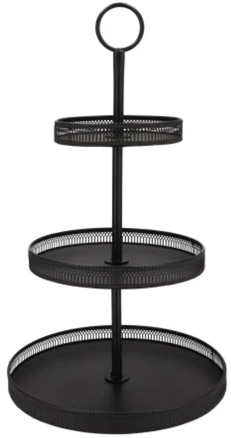 Daan Kromhout Design etagere metaal wild 37x65cm zwart