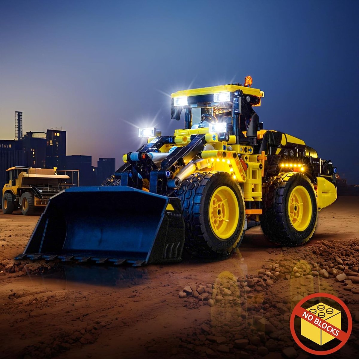 Compatibel met Lego Volvo L120 Electric Wheel Loader 42209 (geen model), decoratieset compatibel met Lego 42209 Volvo L120 elektrische wiellader, creatief speelgoed — cadeau in Cadeau-ideeën - foto 4