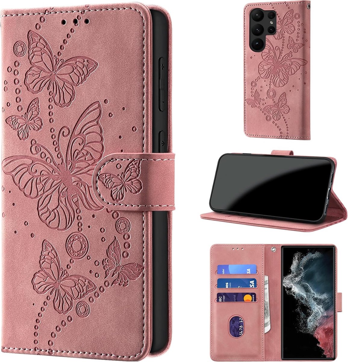 Beschermhoes voor Samsung Galaxy S23 Ultra 6,8 Zoll, grijs