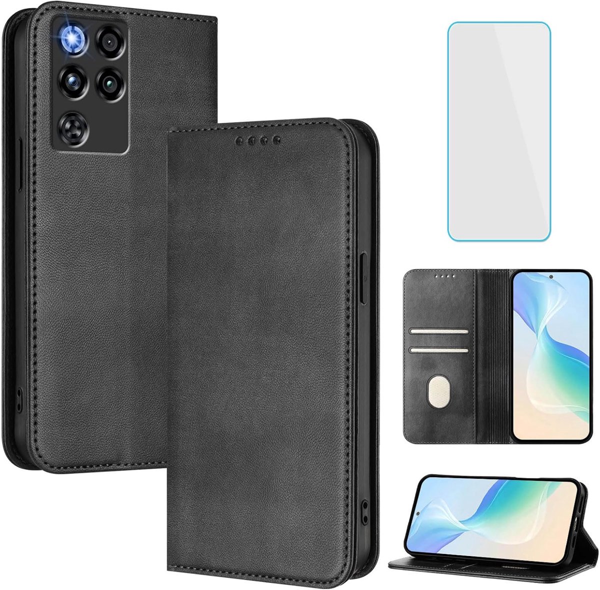 Hoesje voor Nubia Red Magic 11 Pro/RedMagic 11 Pro+ Hoes Zwart