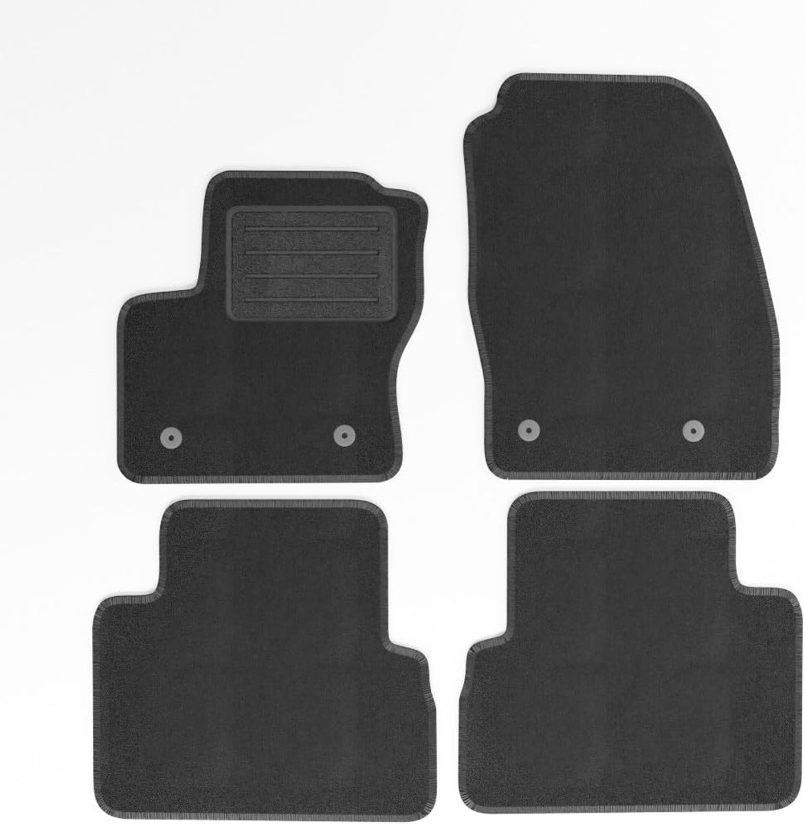Naaldvilt automatten passend voor Ford C-max 2015-2019 | Antislip | Met versterking | 4-delig | Automatten | Mattenset