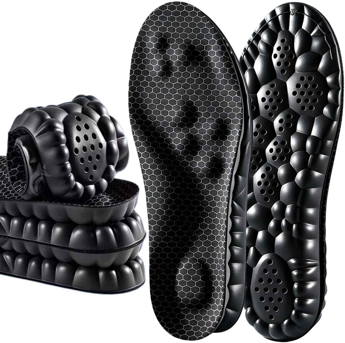 Comfort Memoire de Forme Amortissante Zoelen Vrouw Homme Sportieve Zoelen Anti Geur Ademende Zoelen Gel Antidérapantes Absorptie van schokken