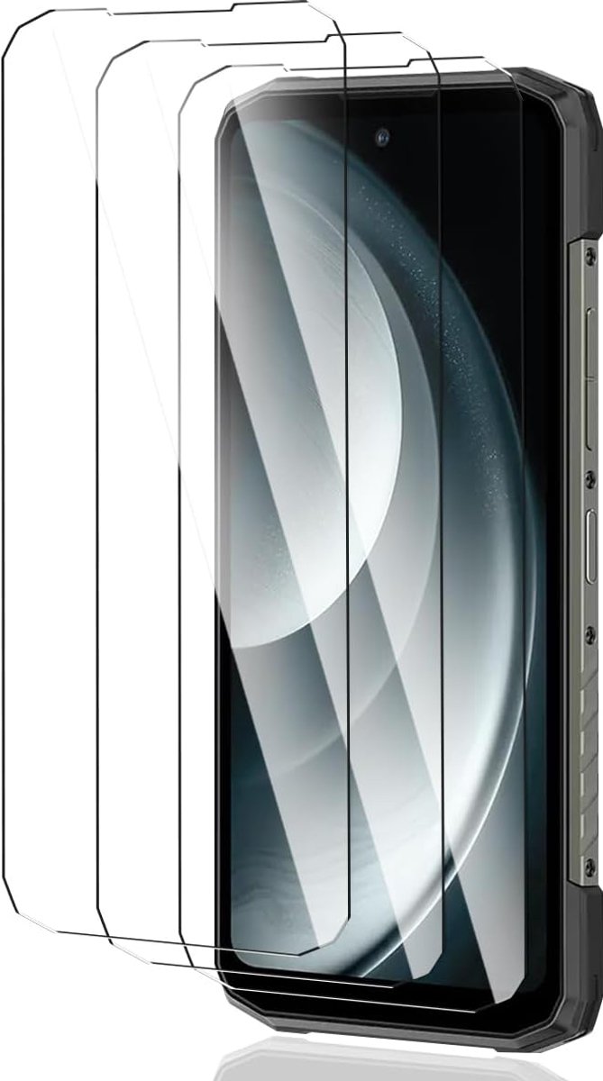 Gehard glas voor DOOGEE Blade 10 Power/10 Ultra/Blade 20/Blade 20 Turbo, beschermfolie voor glas, hardheid 9H, ultratransparant, anti-vingerafdruk, hardheid 9H, zonder luchtbellen - [3 stuks]