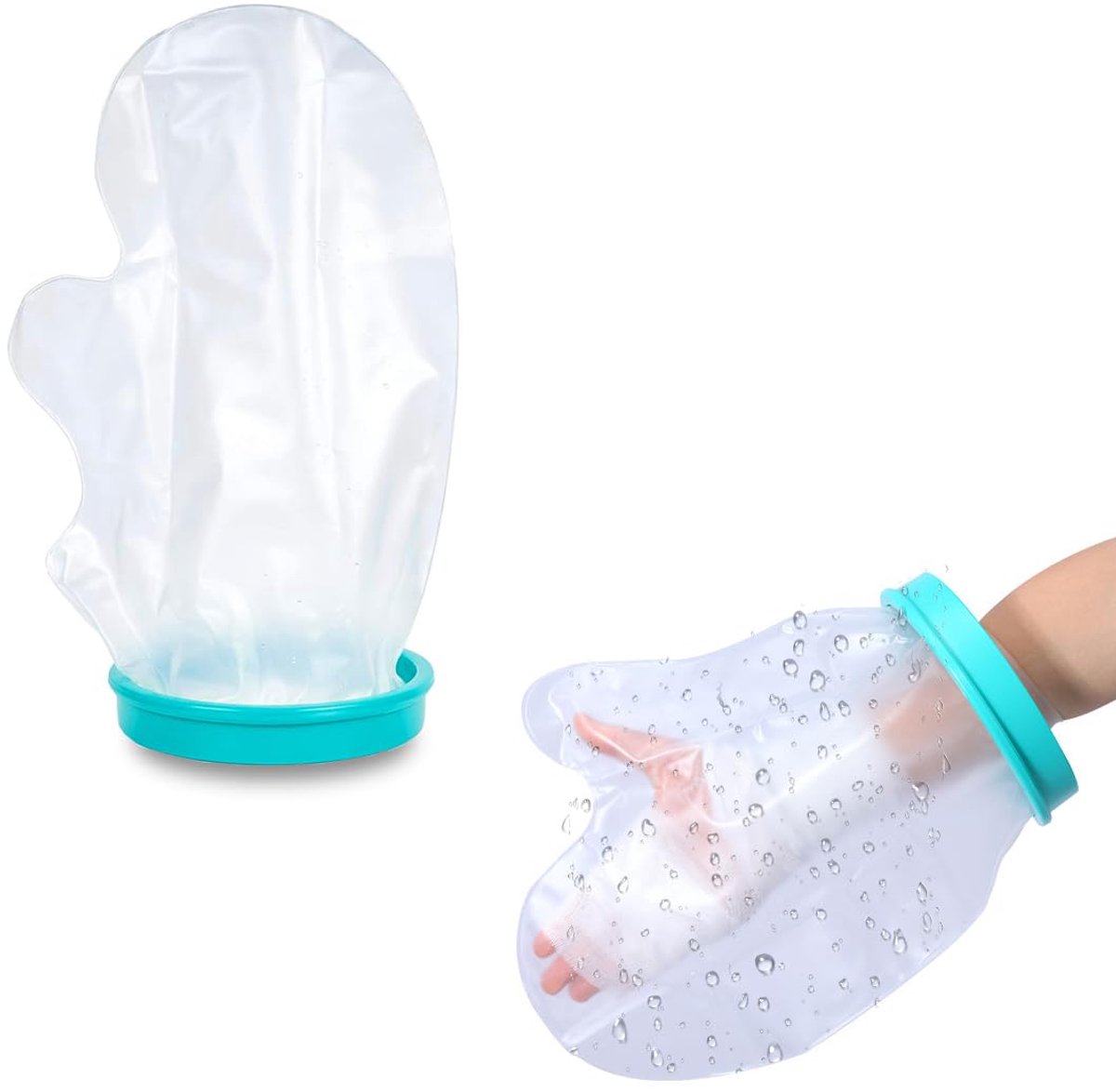 Gipsbescherming (hand), van siliconen, voor badkamer en douche, voor kinderen tot 10 jaar (30 x 20 cm)