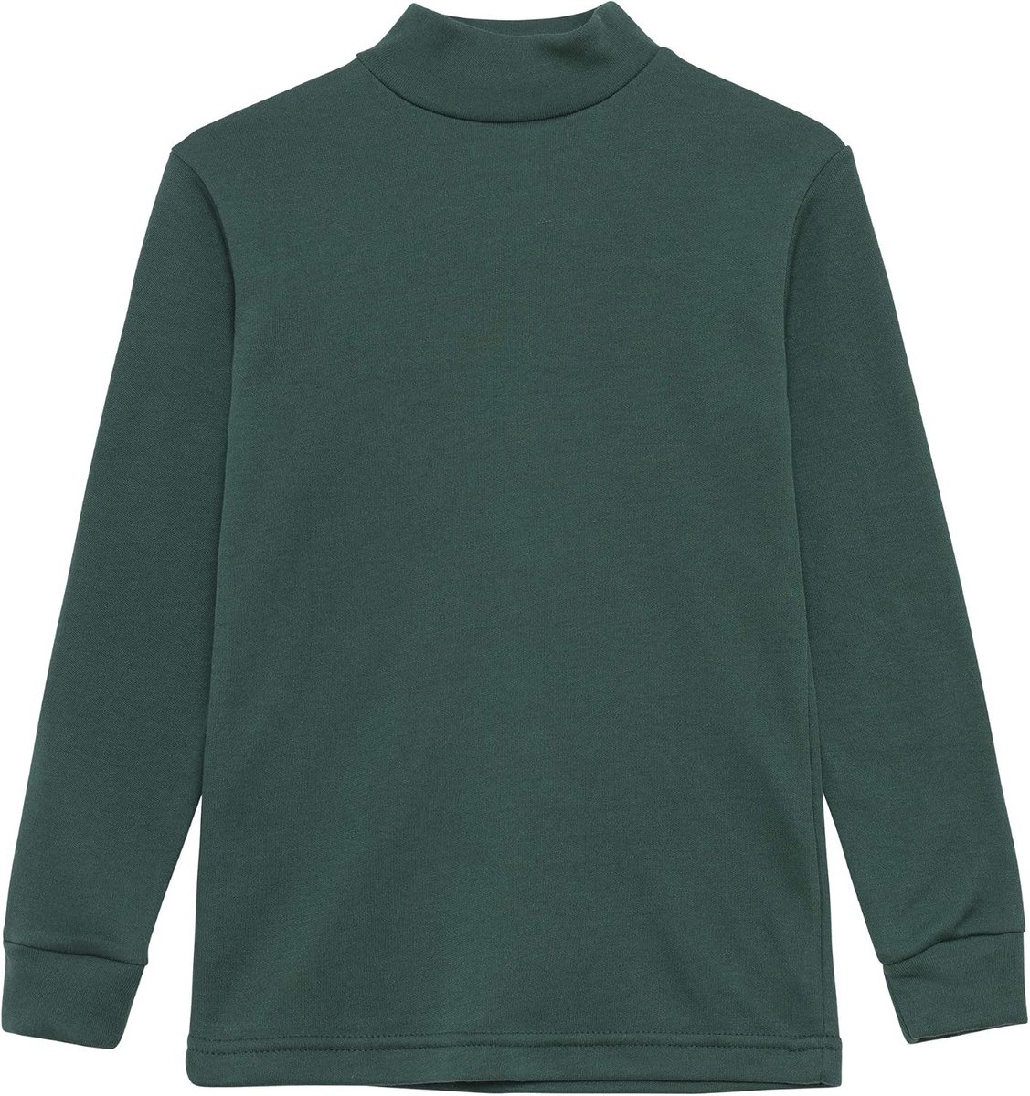 Thermisch T-shirt voor Kinderen – Zacht, Ademend, Halve Hoge Kraag, Lange Mouwen, Effen Kleur