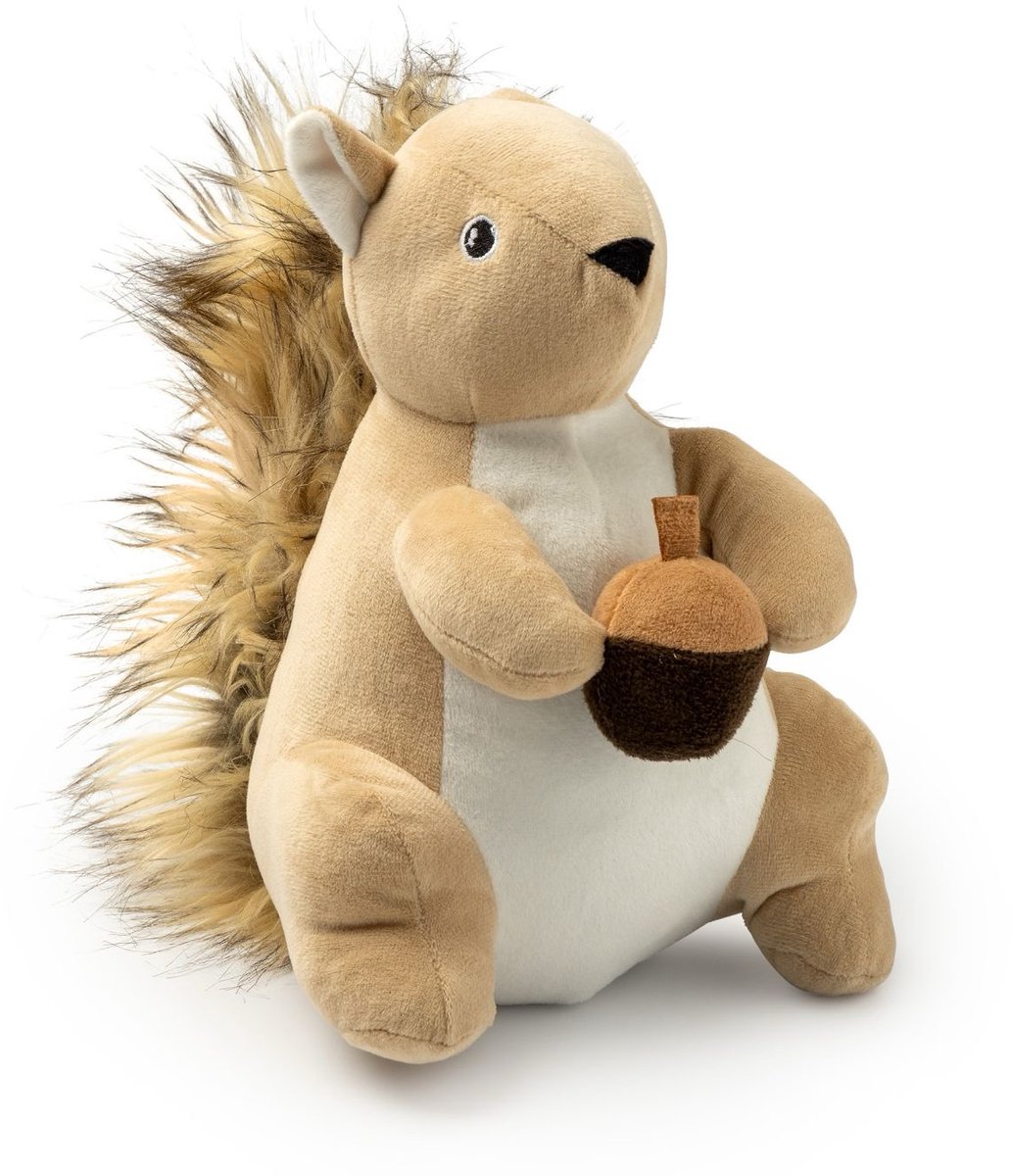 Deurstopper 24x27x19 cm - eekhoorn - Semolina - beige