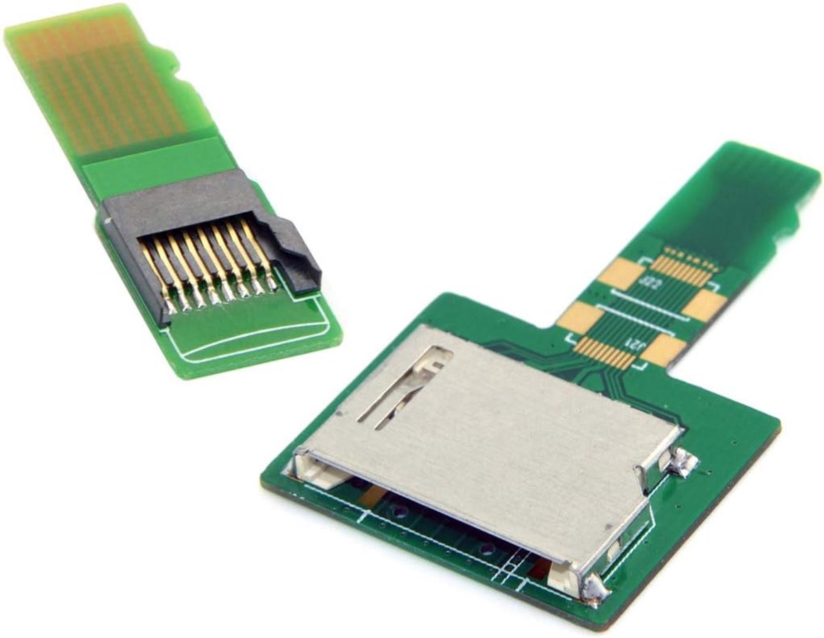 Xiwai 1 Set SD TF Card Socket vrouwelijk op Micro-SD TF Mannelijke Geheugenkaart Uitbreidingsset Adapter Test-Extender