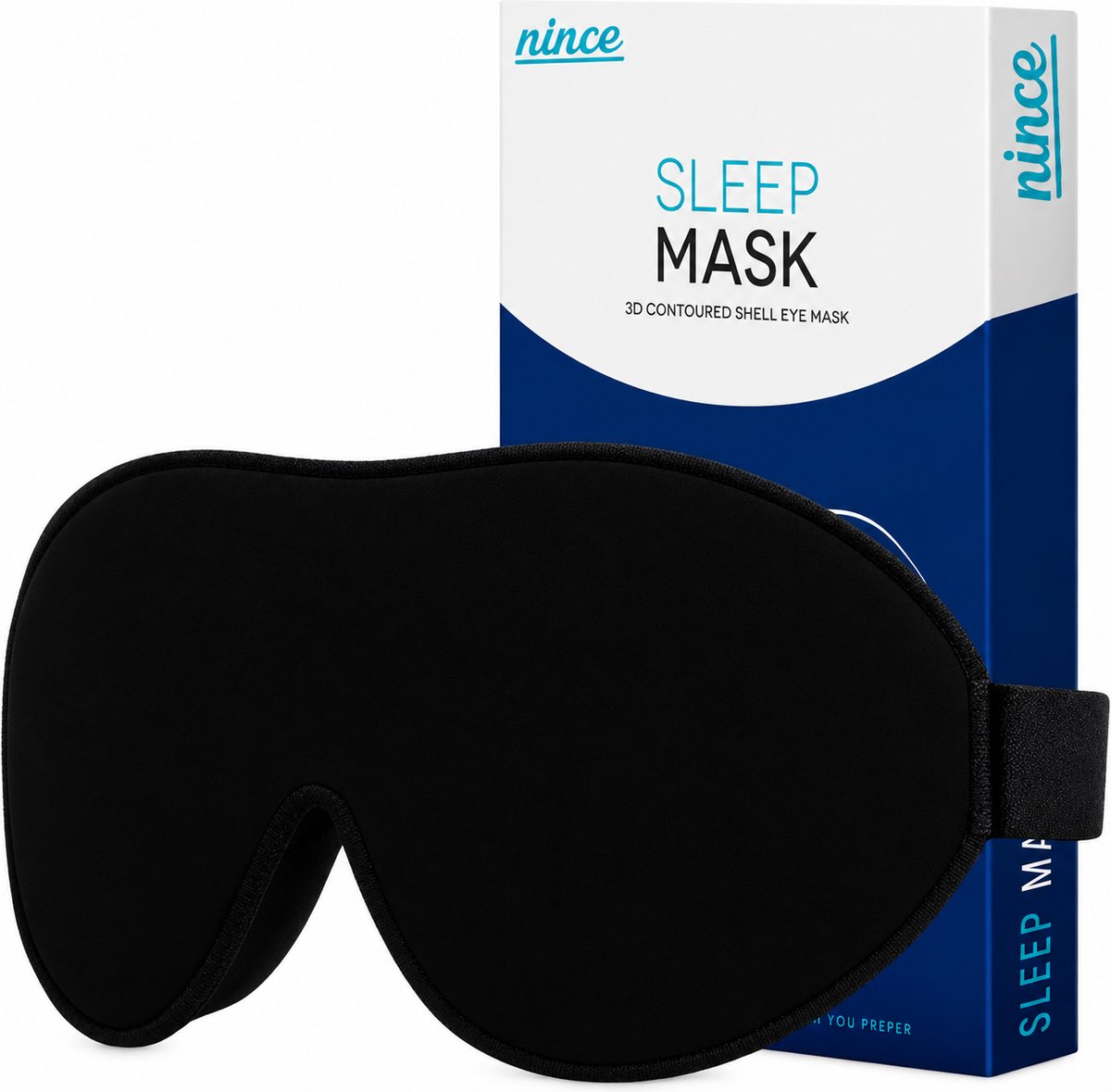 Nince Premium Slaapmasker - 100% Verduisterend - Nachtmasker - Oog Masker