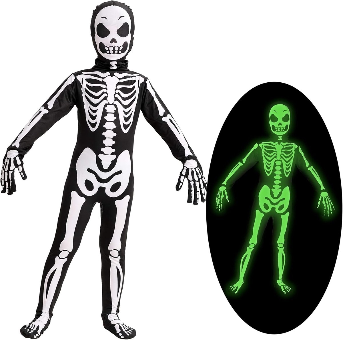Halloween - Boos skeleten pak - kinderkostuum