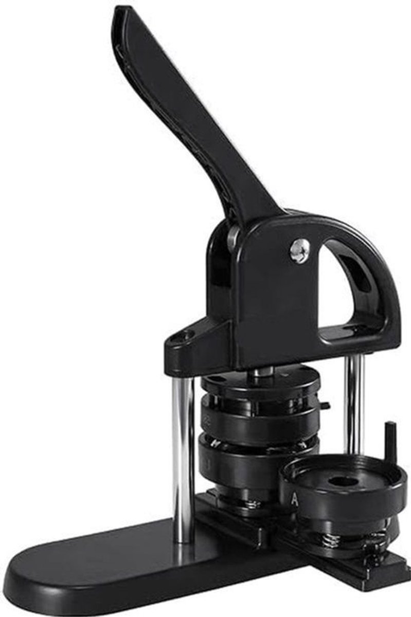Knoopmachine - met knoopdelen - Ergonomische booghandgreep - Maker voor DIY-knoppen - Zwart