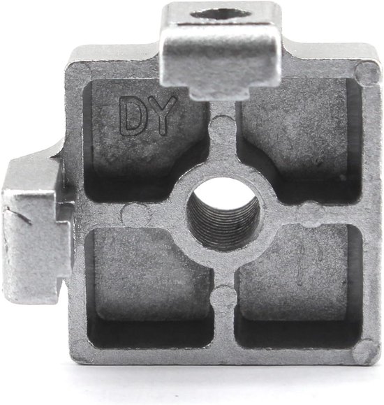 (6 stuks) 3030 M12 Voet End Connector Floor Mount Base Beugel voor T Slot Aluminium Extrusie Profiel — afbeelding 3