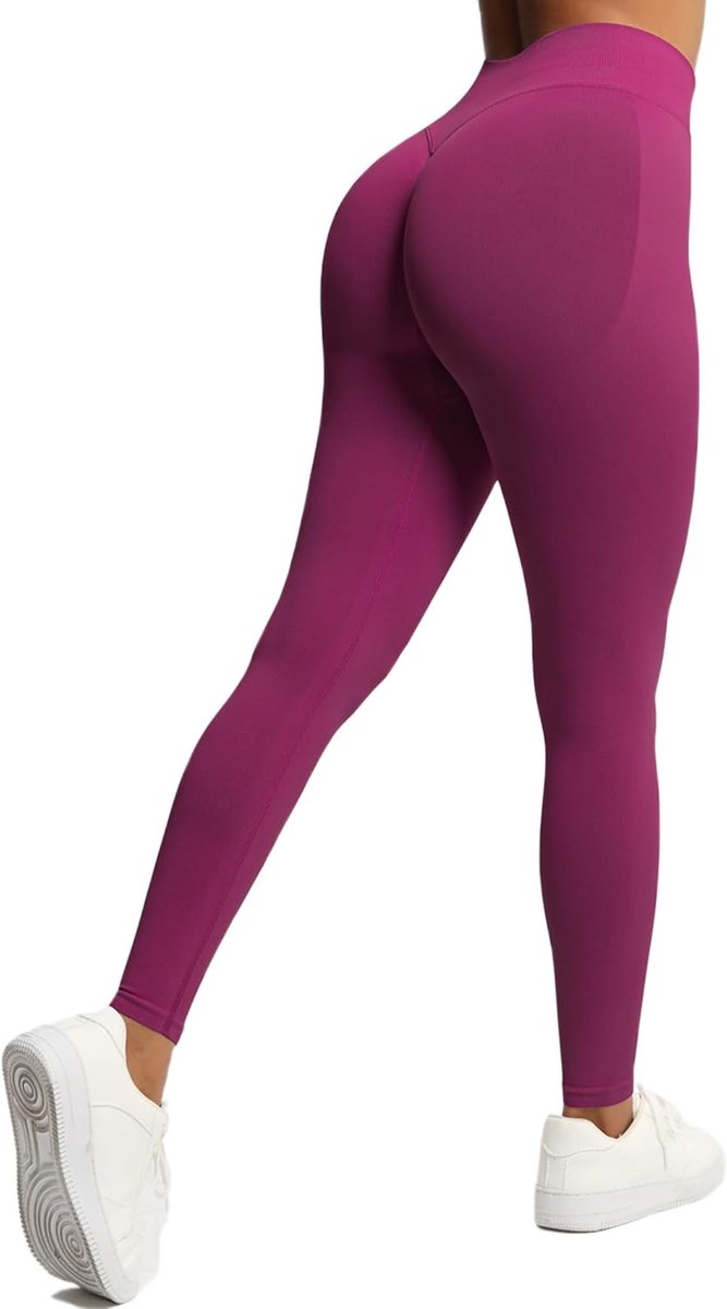 Leggings Dames Hoge Taille Sportbroek Lange Booty Lifting Yogabroek Push Up Gym Sportbroek Naadloze Hardloopbroek Sportleggings