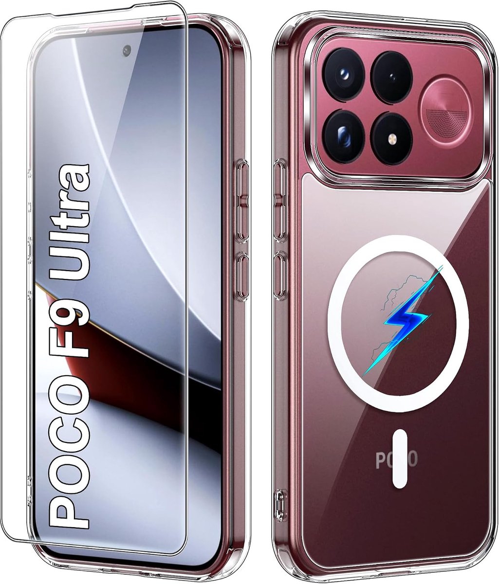 Hoesje voor Poco F9 Ultra magnetische beschermhoes