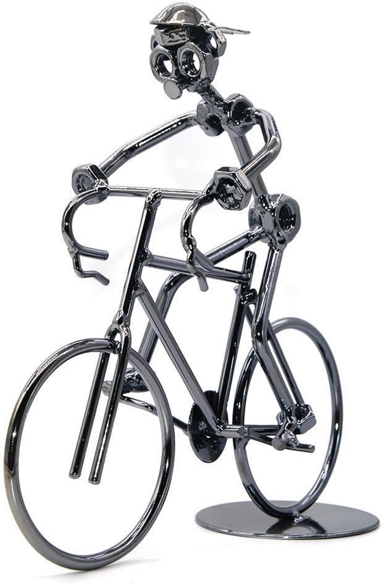 Metalen sculptuur Retro Klassieke Handgemaakte Ijzer Fiets unieke metalen kunst decoratie Ornamenten voor Fiets Motocycle Lovers