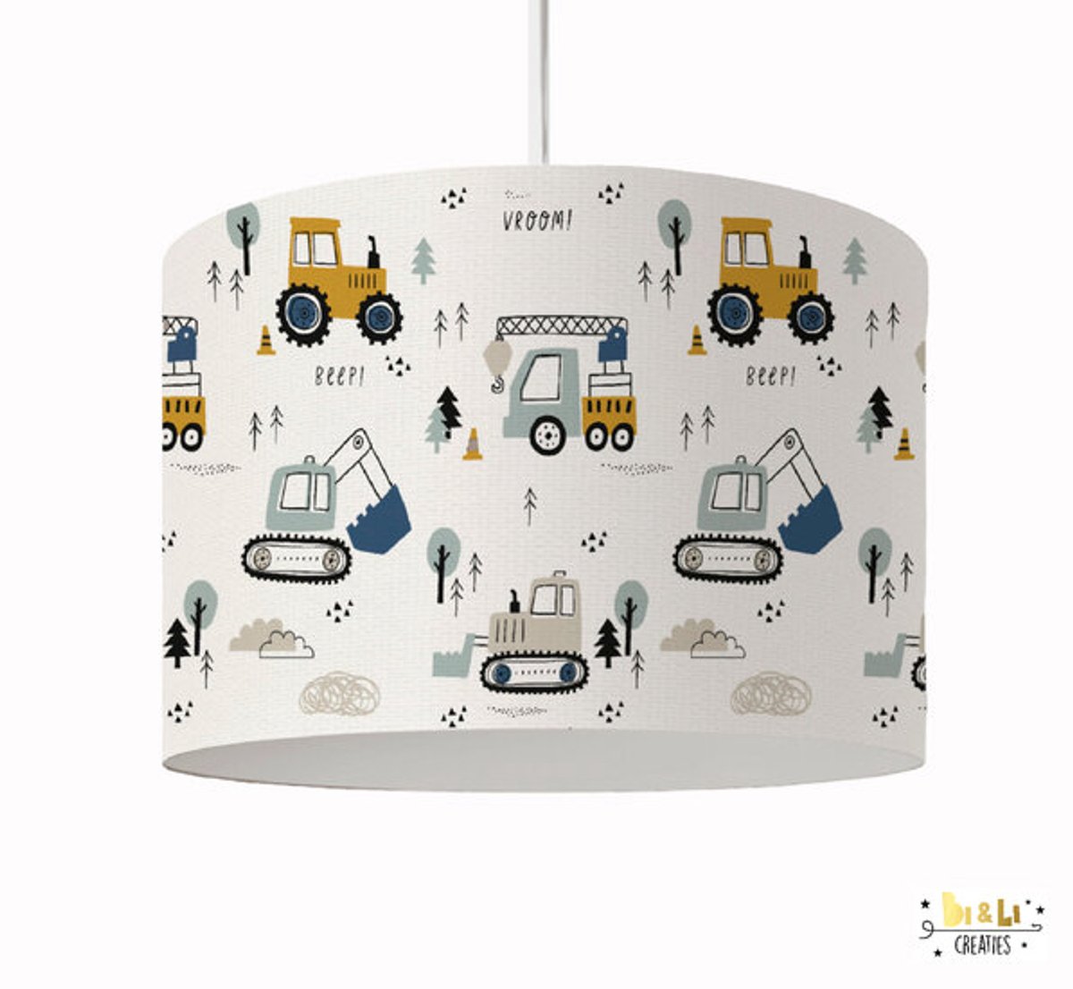 Hanglamp voertuigen-auto-autoweg-voertuigen-lamp-kinderkamer