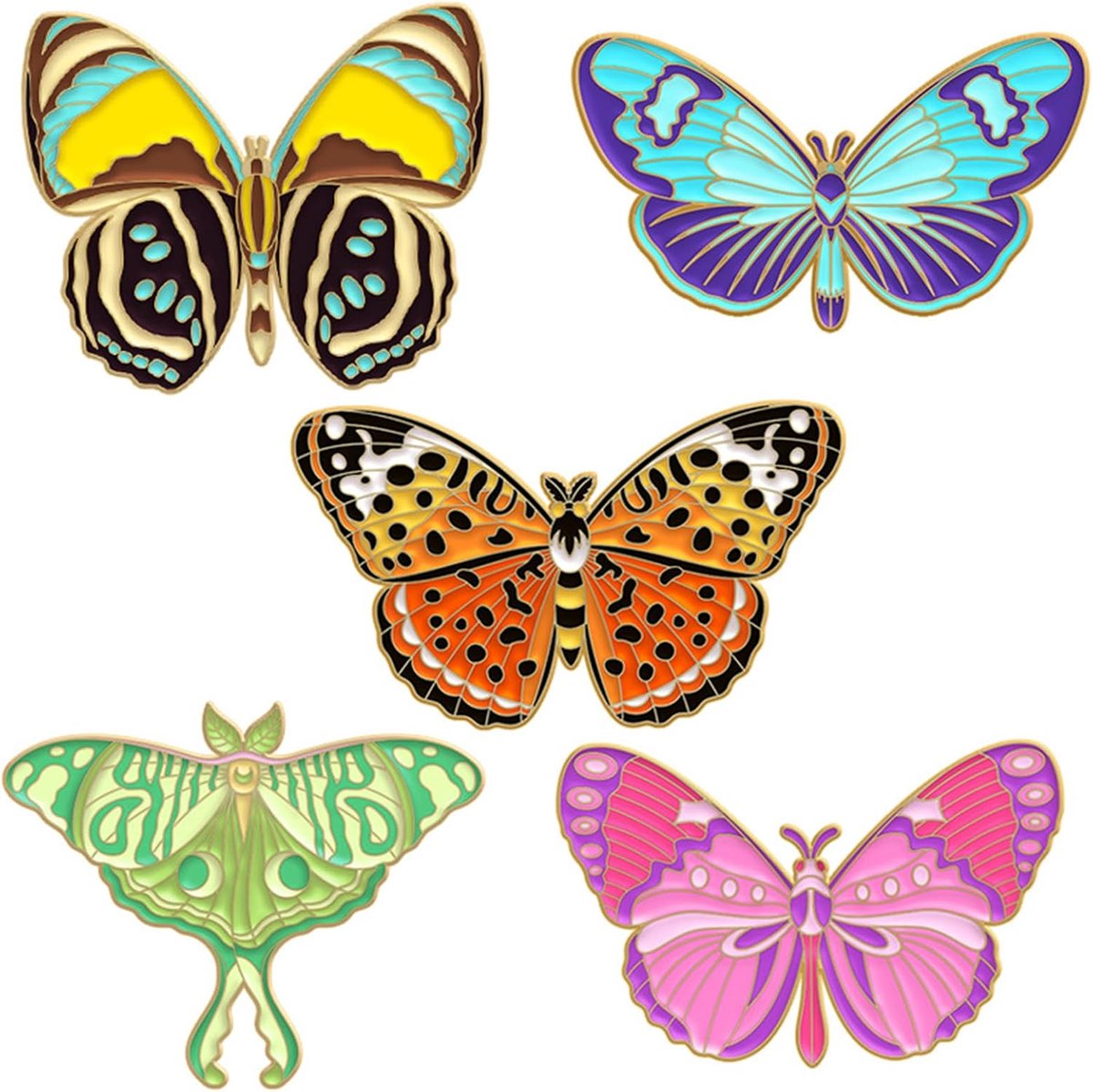 Broches voor dames, emaillen broche, damesbroche, kleding, broches en pinnen voor dames