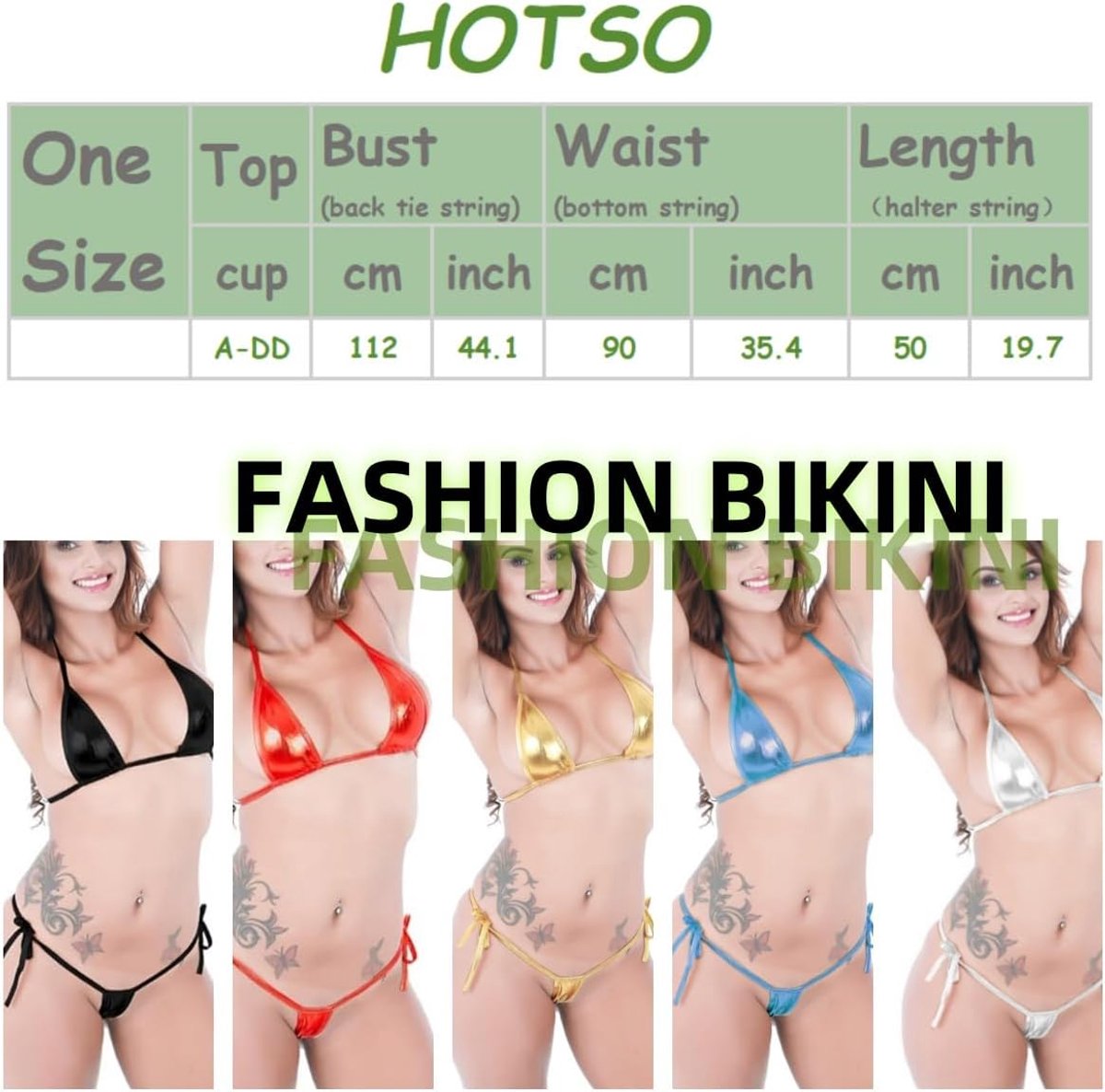 Sets Lederen Wetlook Bikini's 2 Stuks
