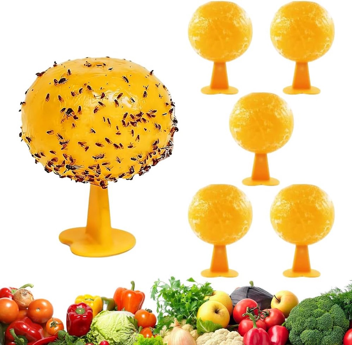 Vallen, kleverige val, geel, kleverige insectenballen, natuurlijk en, fruitvliegenval, lijmval voor fruitvliegjes, mieren, muggen, spinnen