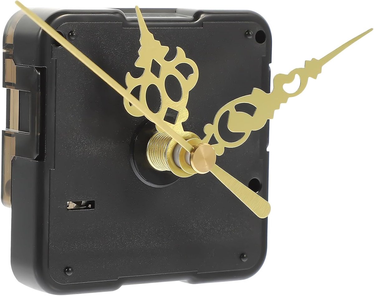 Uurwerk, vervanging met naalden, doe-het-zelfset, nauwkeurig voor wand- en tafelklokken, compatibel met schroefdraadas, eenvoudig te installeren