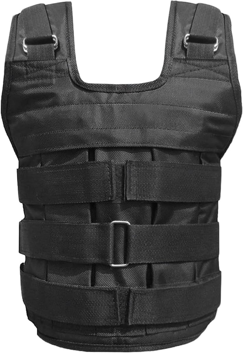 Gewichtsvest, 1-50 kg, gewichtsvest van Oxford-weefsel, verstelbare gespen, Calisthenics Equipment & krachttraining, hardloopvest voor dames en heren