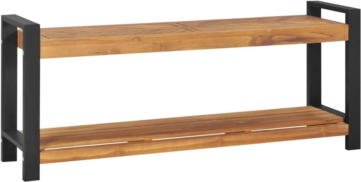 Opbergruimte kruk met opbergruimte zitkist zitbank 120 cm massief hout teak