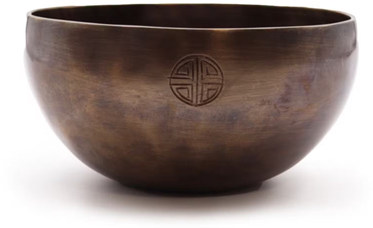Grote Indiase Maansfase klankschaal - (ongeveer 850g) - 17cm