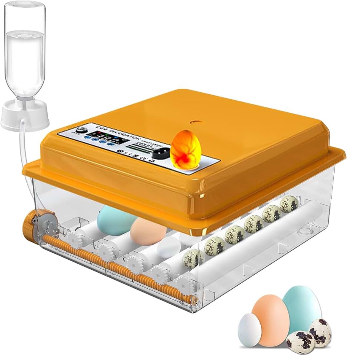 Incubator voor oranje eieren