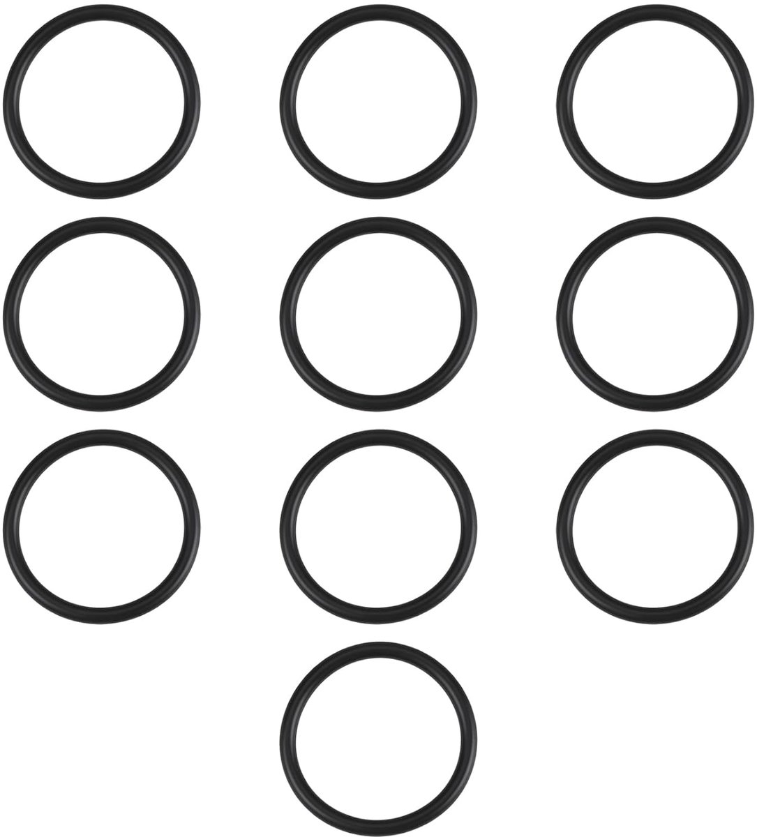 10 stuks grasmaaier afdichting O-ring ID34,5 mm 3,55 mm dik M76139 R1138R compatibel met John Deere 200 300 GX-serie zakken