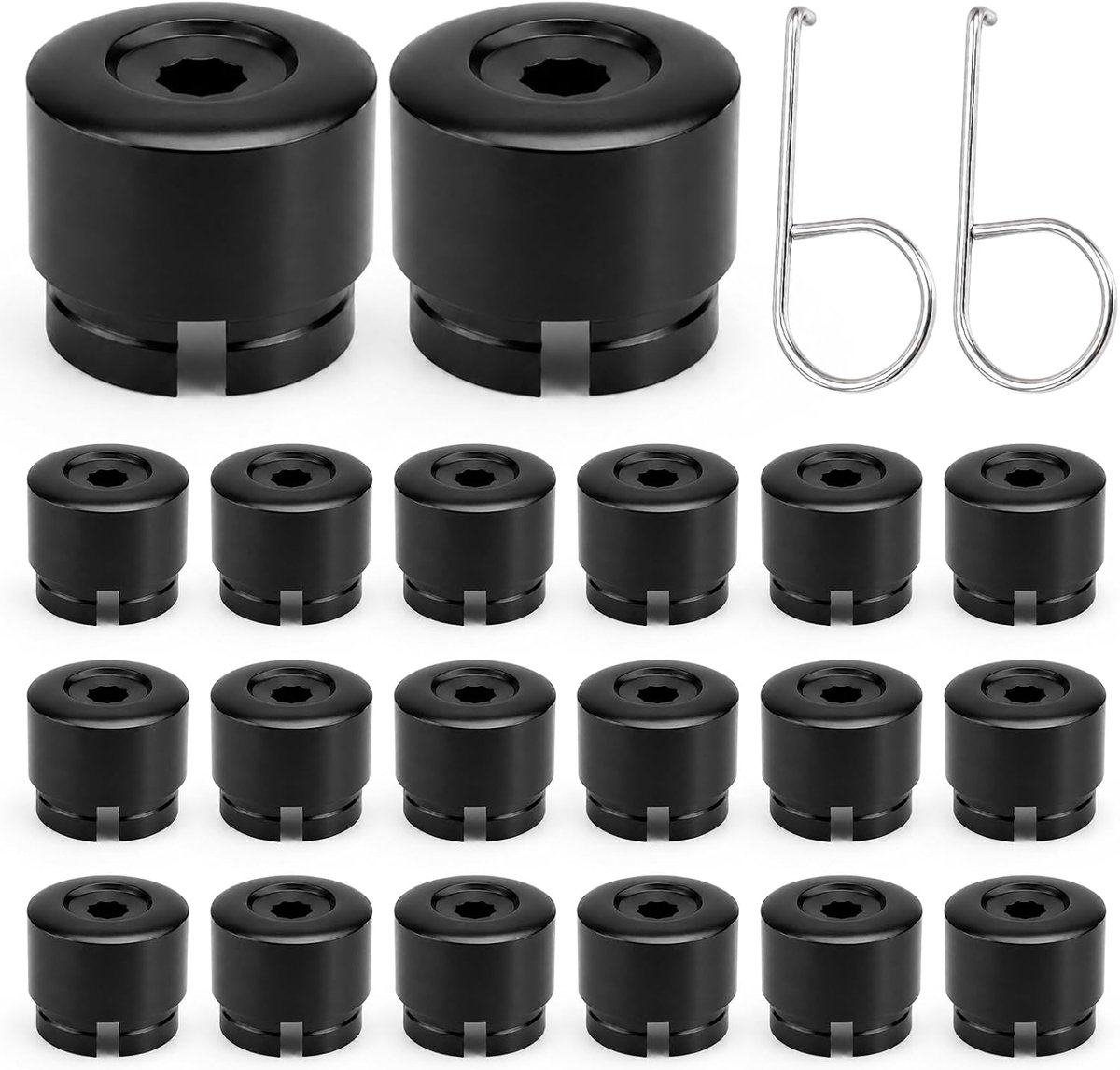 19 mm wielboutdoppen wielmoerdoppen voor VW Transporter T5 T6 (2003