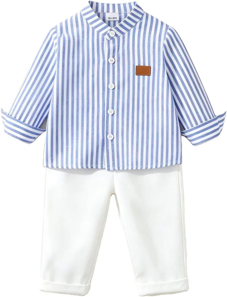 Zomerkledingset voor baby's, peuters, T-shirt met korte mouwen en berenprint, polo en shorts voor baby's