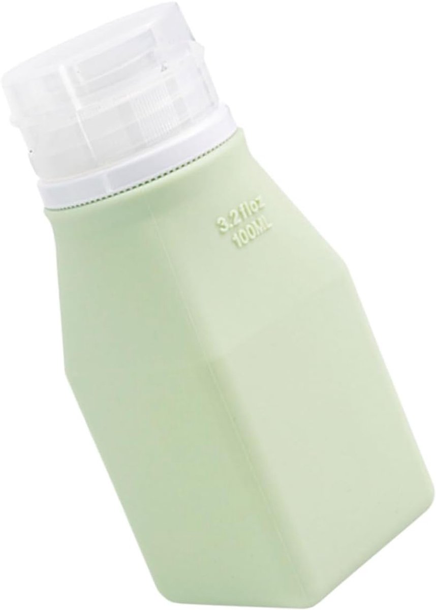 Navulbare Reis Shampoo Flessen Siliconen Zeep Dispenser 100ml Handzeep voor Huidverzorgingsroutine