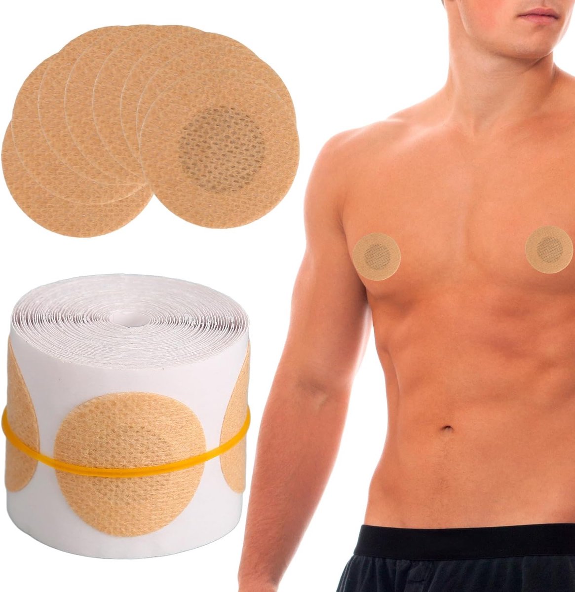 50 paar anti-chafing, hardlopen, Nipple Pasties, Nippot, stof, Minppal stof, bescherming voor joggen, marathon, surfen, fietsen