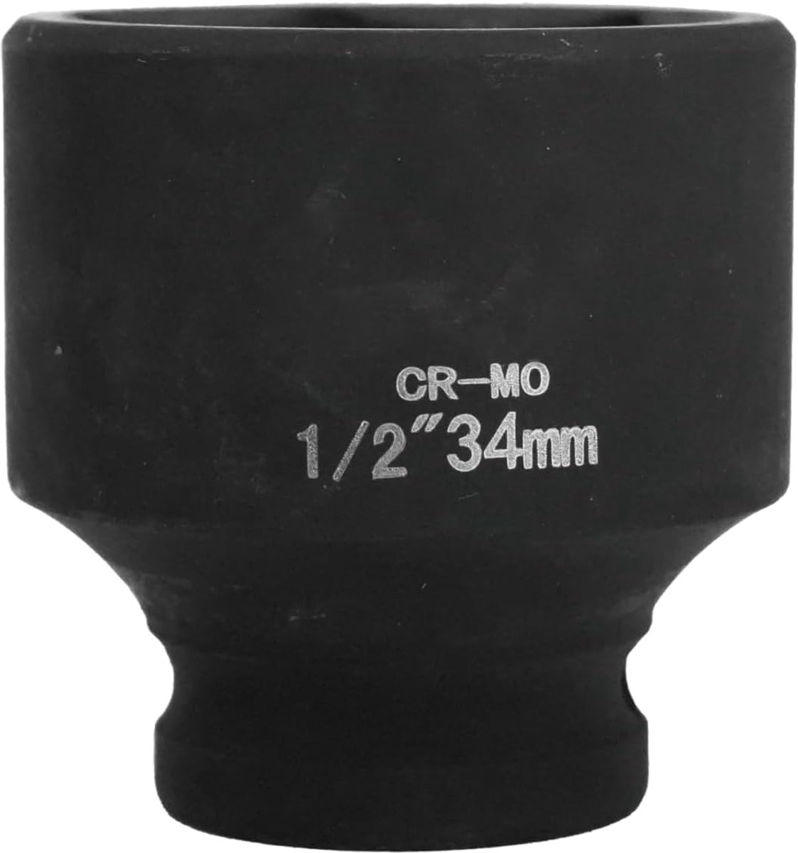34 mm 1/2 inch zeskant, slagdopsleutel 1/2 34 mm, 78 mm lang, chroom-molybdeenstaal CR-MO